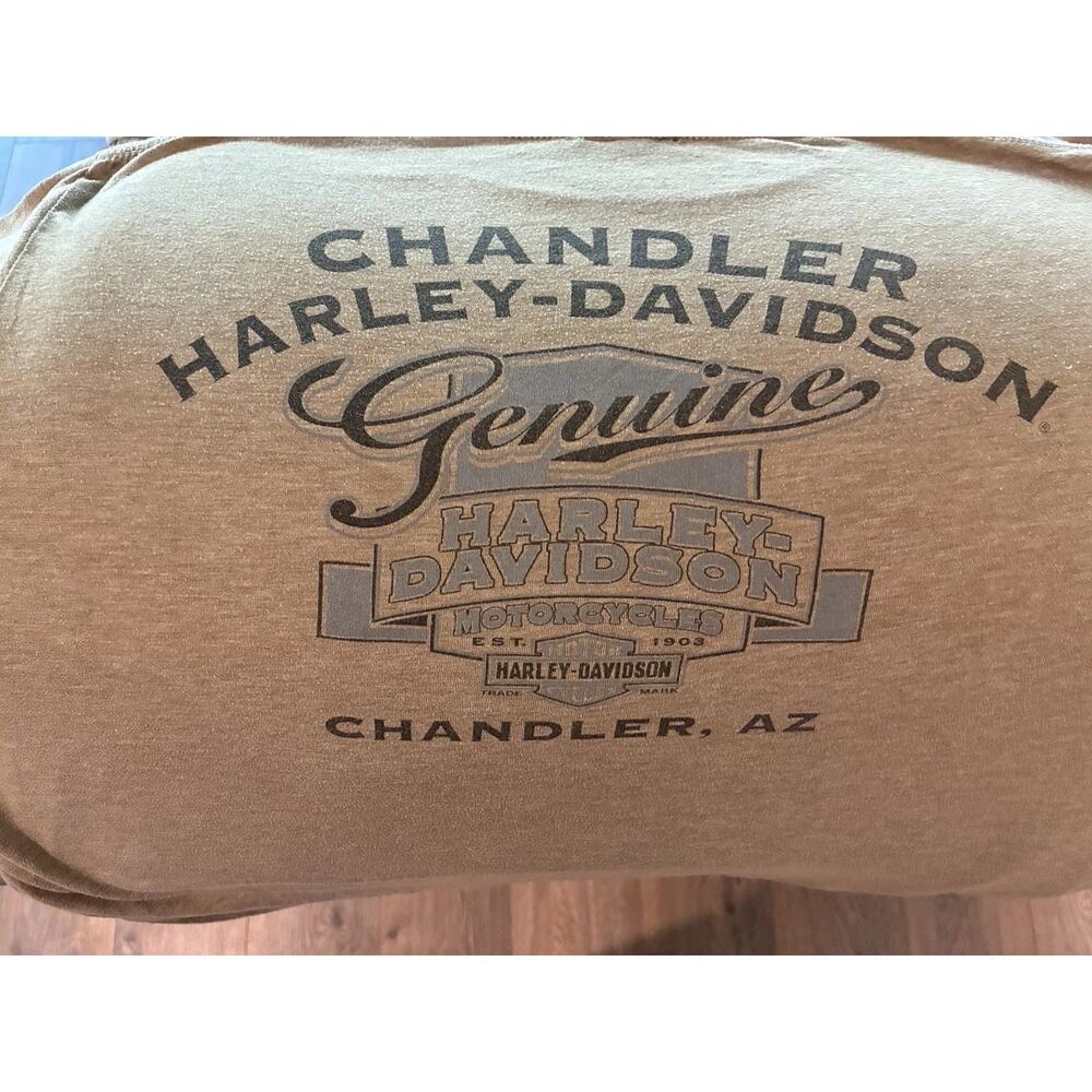 HOM5033 Harley Davison Vintage Graphic T-Shirt Chandler, AR Faded Size 2X
